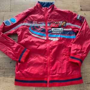 Disney store Pixar cars Flash McQueen Kids Red Jacket size 7-8 years